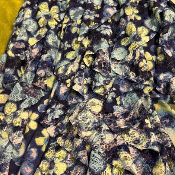 NWT Girls Justice Printed Lace Hanky Dress Sz M - Picture 2 of 5